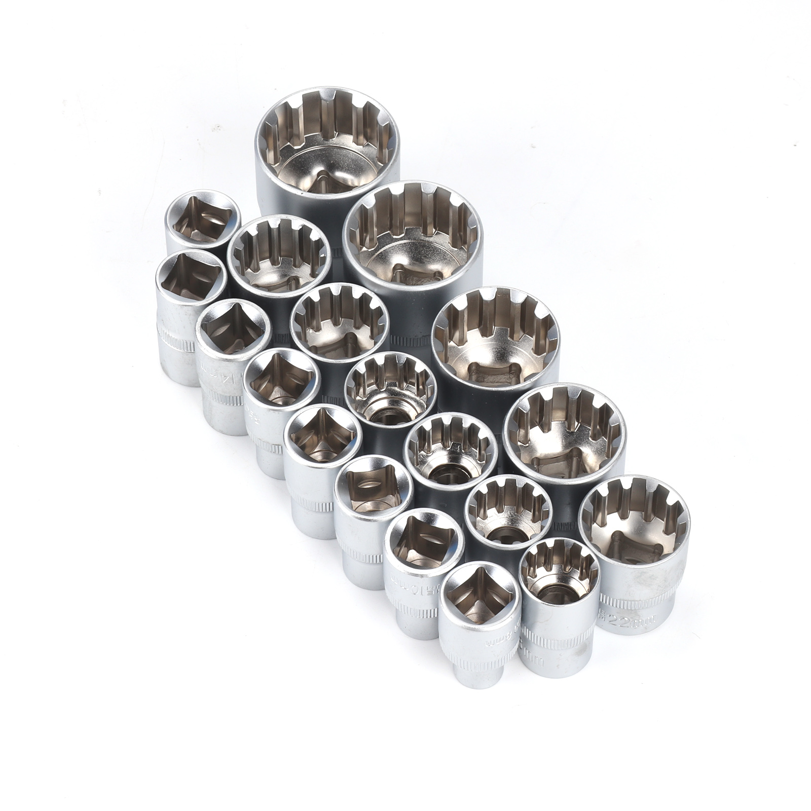 19Pcs Hex Torx Star & Spline Bit Socket Set 1/2"dr Long & Short Reach Allen Key 701233014757 eBay