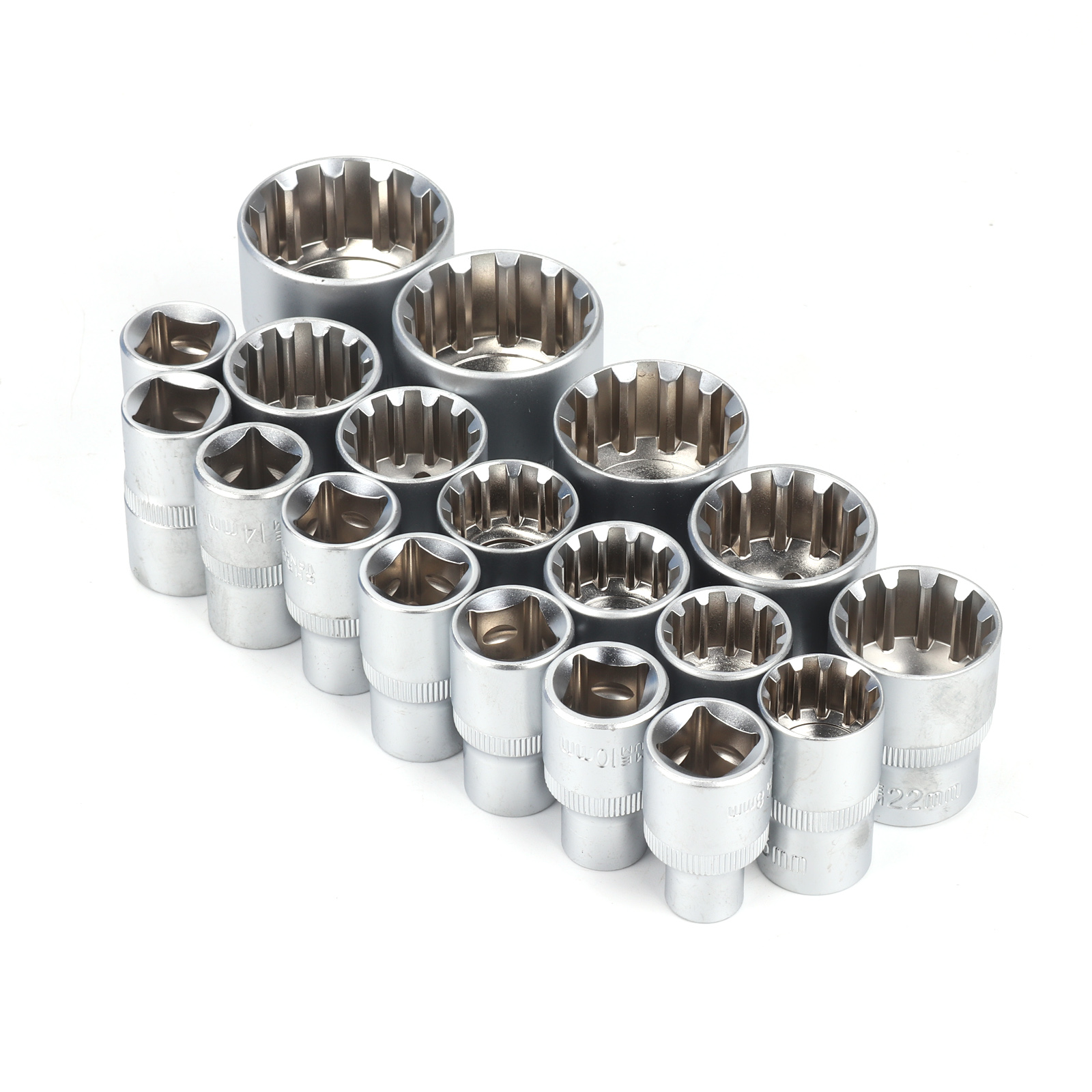19Pcs Hex Torx Star & Spline Bit Socket Set 1/2"dr Long & Short Reach Allen Key 701233014757 eBay