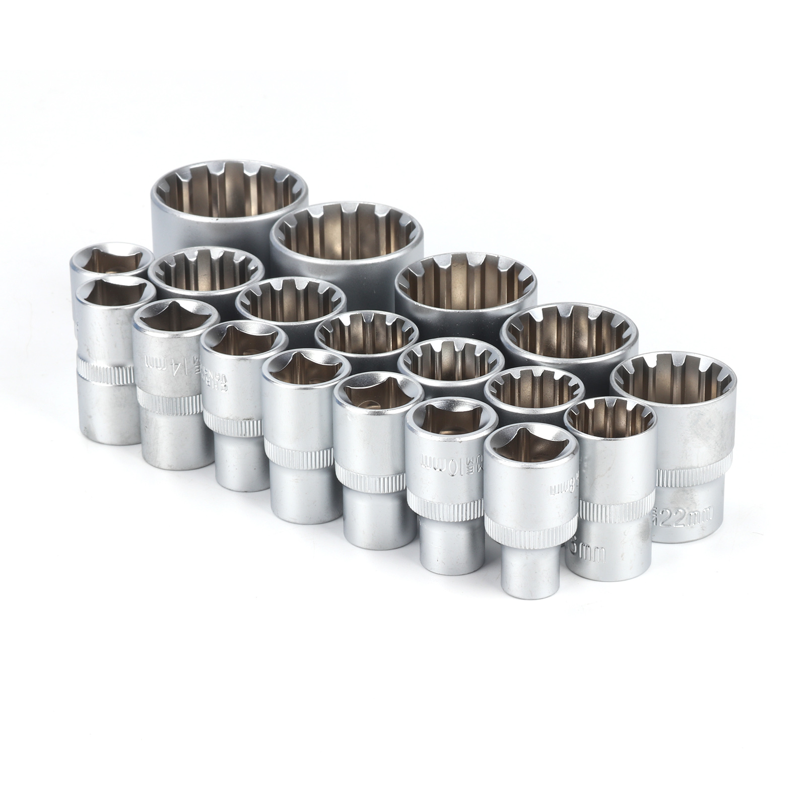 19Pcs Hex Torx Star & Spline Bit Socket Set 1/2"dr Long & Short Reach Allen Key 701233014757 eBay