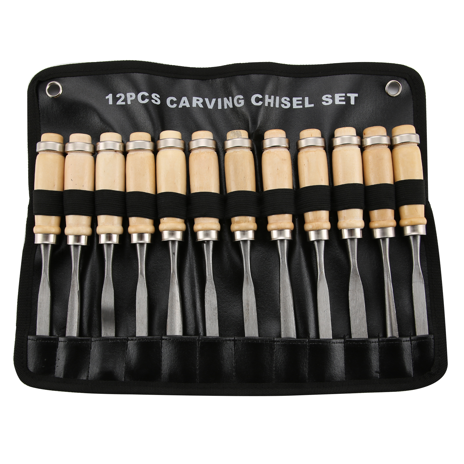 12PC WOOD TURNING LATHE CHISEL SET WOODWORKING CARVING 