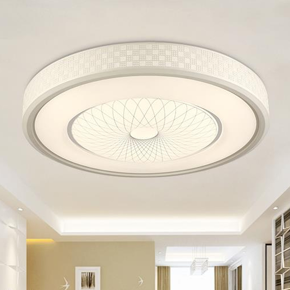 Details About Bright Round Led Ceiling Down Light Panel Wall Kitchen Bathroom Lamp Warm White