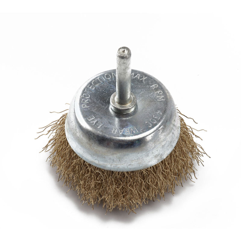 12x Drill Wire Wheel Brush Cup & Flat Crimped Steel Drill Attachments Brushes UK eBay